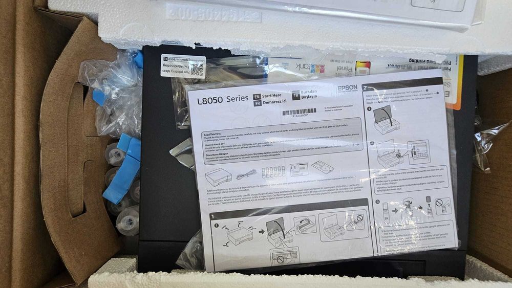 NOU Imprimantă foto Epson A4 EcoTank L8050 Wifi (Cartuse de mare capacitate)
