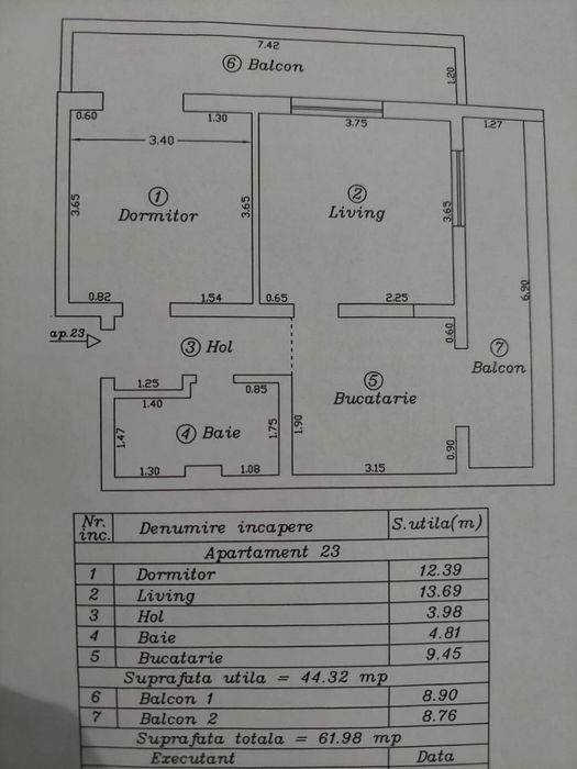 Proprietar vand apartament 2 camere