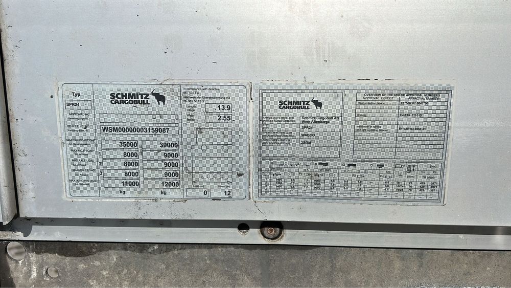 Semiremorca Schmitz Cargobull 2012