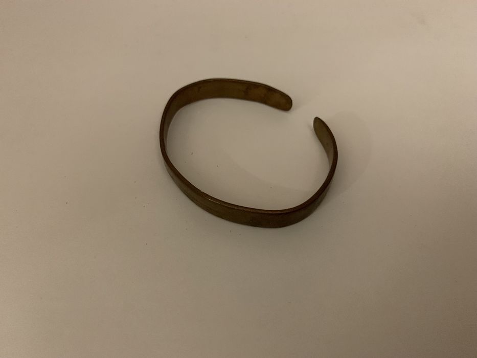 Медные лечебные браслет и кольцо