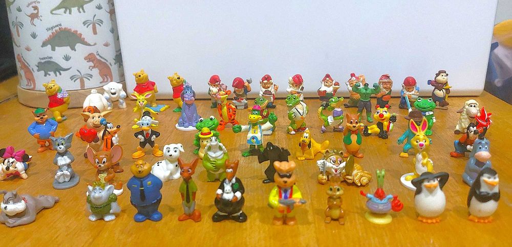 Лотове Kinder Surprise ретро  - лъвчета, хипопотами, Мики Маус