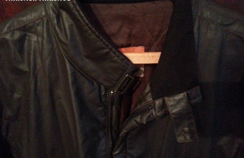 Мъжко кожено яке с подплата голям размер