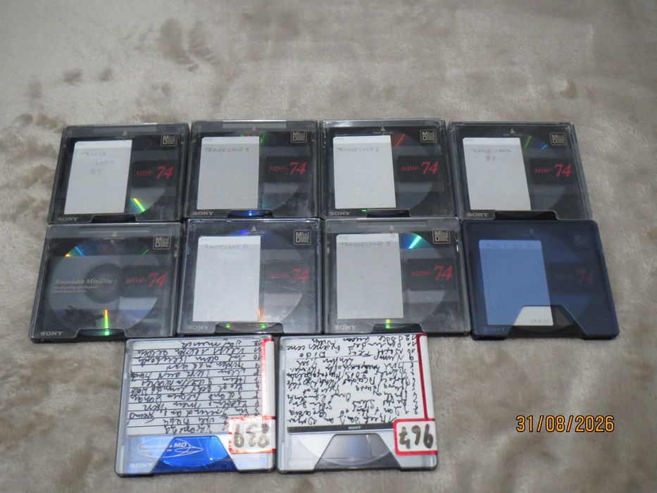 minidisc , minidiscuri loturi de 10 bucati