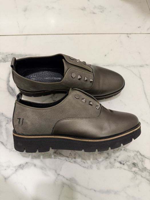 Дамски кожени Оксфорд обувки Trussardi