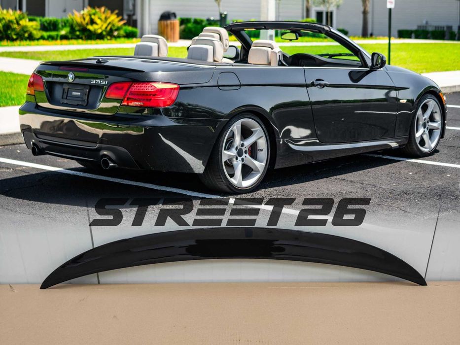 Eleron Lip Portbagaj BMW Seria 3 E93 Cabrio (2007-2010) Negru Lucios