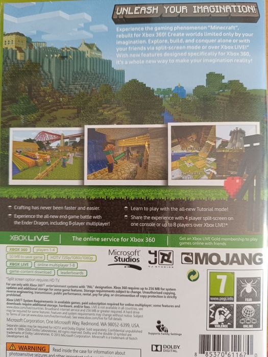 Minecraft  xbox 360