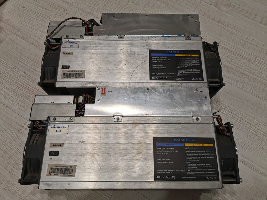 Продам asic, асик, майнер Innosilicon T3-39T