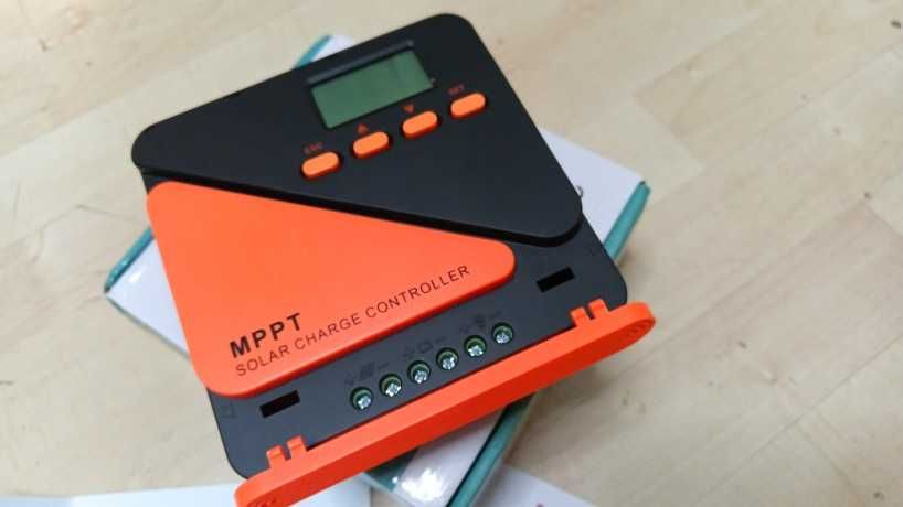 Controler solar MPPT 20A 12V24V, 2x USB, LCD