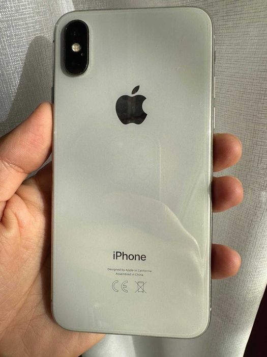 Iphone X ALB 256 GB baterie 100% Impecabil Liber de retea