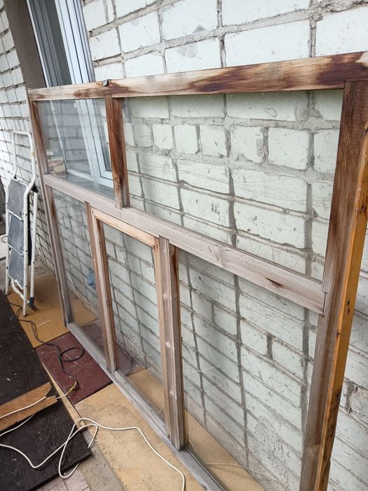 Деревянные Рамы с окнами