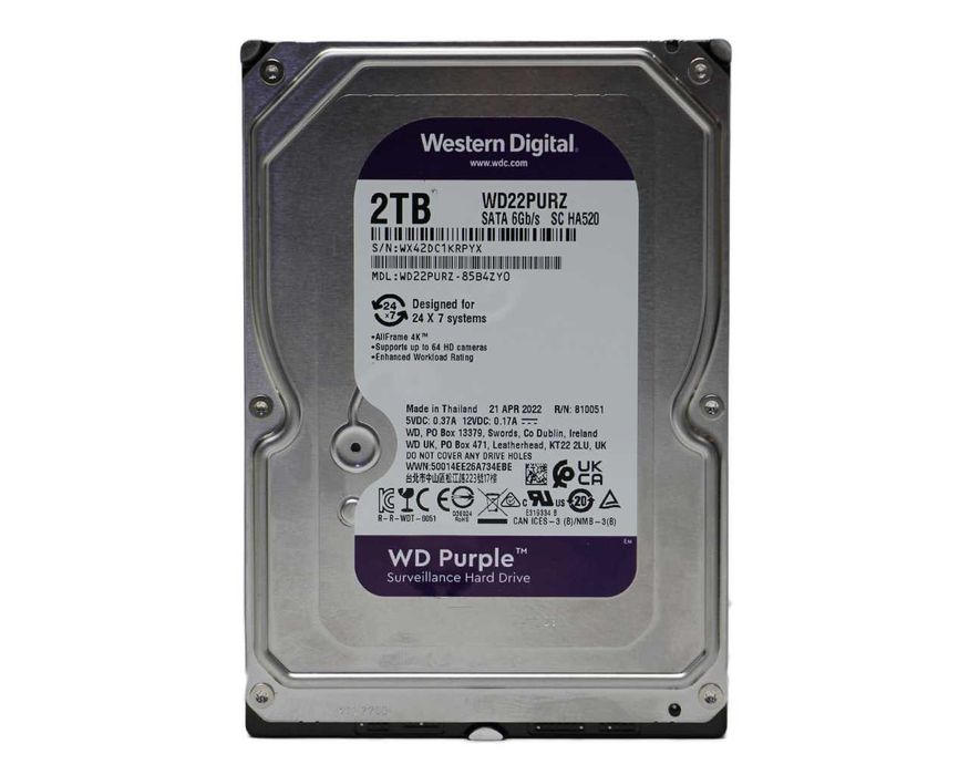 Жесткий диск HDD 2 Tb SATA 3.5 Western Digital