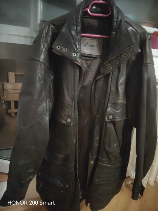 Haina din piele barbati