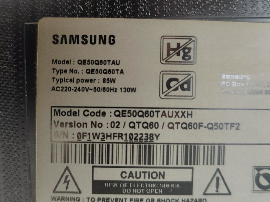 Main board BN94-15733H / BN41-02756 от TV SAMSUNG QE50Q60TAU на части