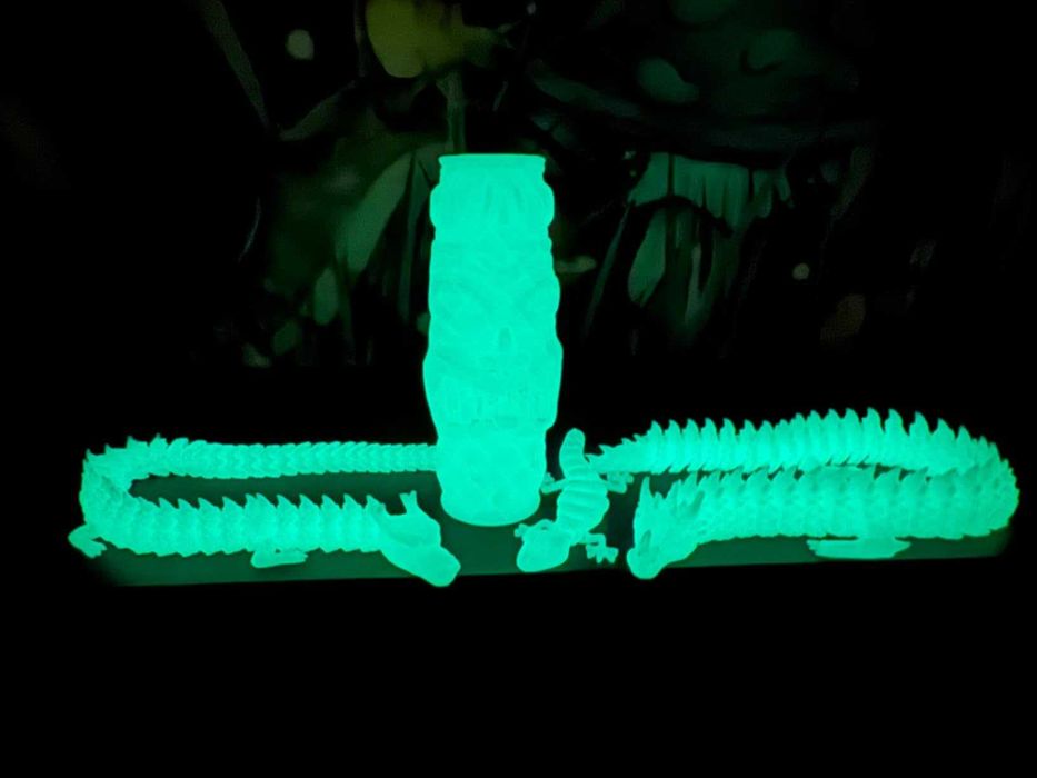 PLA Glow in Dark Filament, ПЛА Филамент Светещ (Нишка) за 3Д Принтер