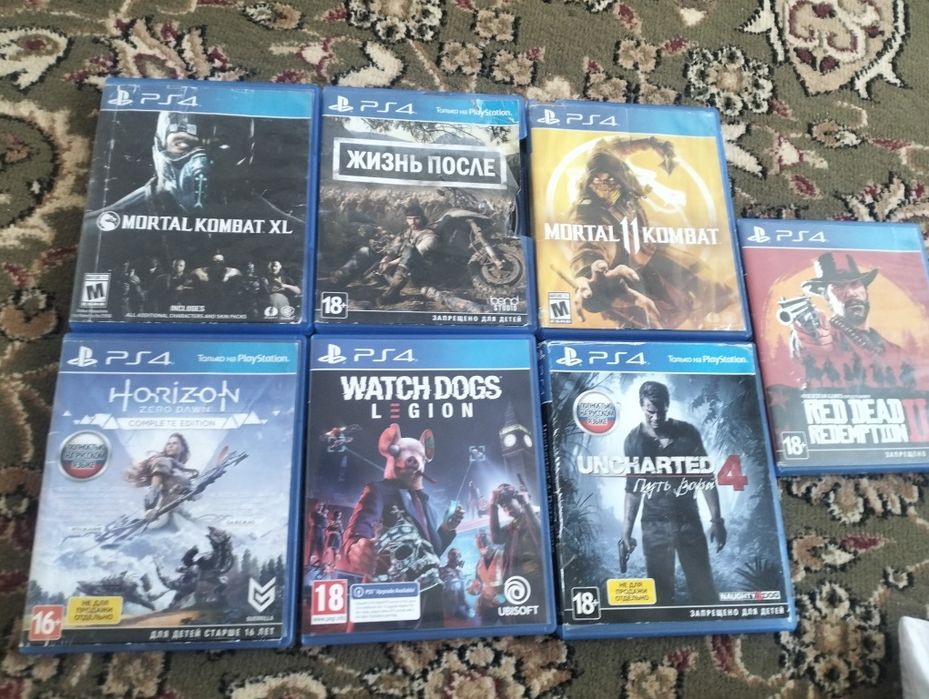 Продам диски ps 4 все за 25к