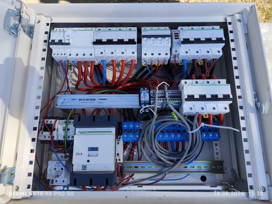Tablou Electric Trifazat (380V) - Echipare Schneider Electric (Siguranțe 100A, Contactor LC1D115)