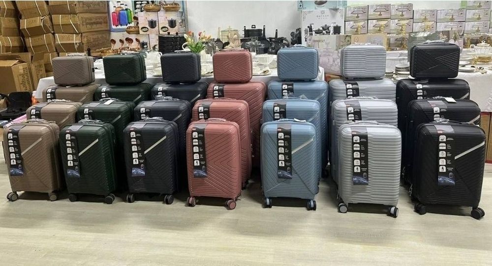 Чемодан гелевый качественный 4в1