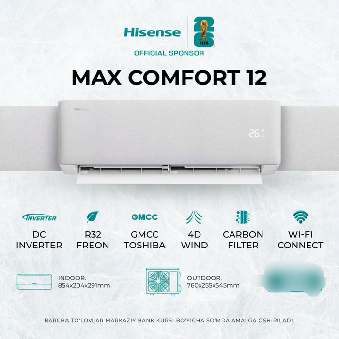Konditioner Hisense 12”18”24