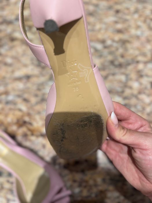 Dior обувки с панделки 38