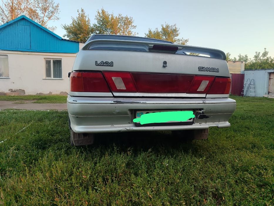 Ваз 2115 на ходу, зима в комплекте