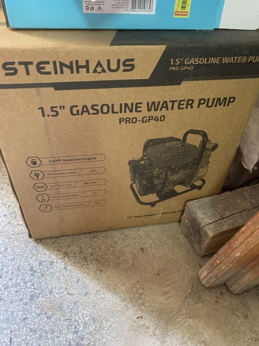 Бензинова водна помпа 4-ри тактова!