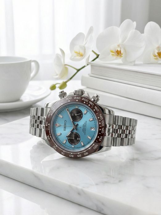 Ceas Seiko SpeedTimer Ice Blue