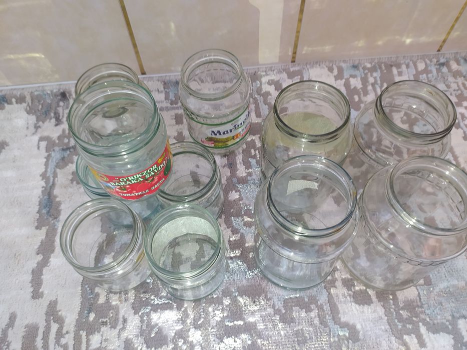 Стеклянные банки  1- литровые