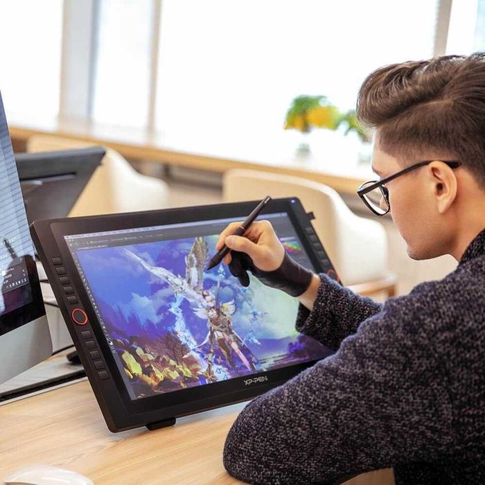 Tableta grafica XP-PEN Artist 22R PRO, 21.5" FHD, Stand Ajustabil
