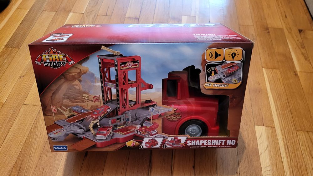 Пожарна кола трансформираща станция