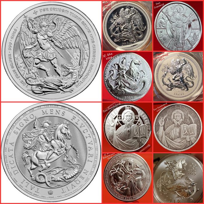 Religioase si Krugerrand monede argint lingou 999