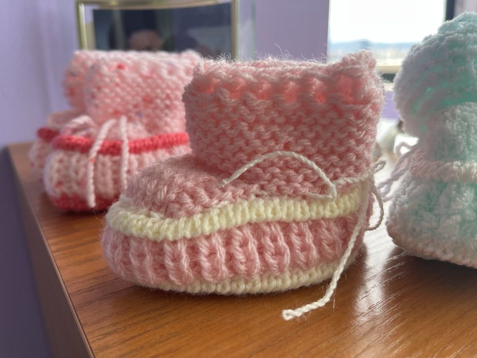 Ръчно плетени терлички