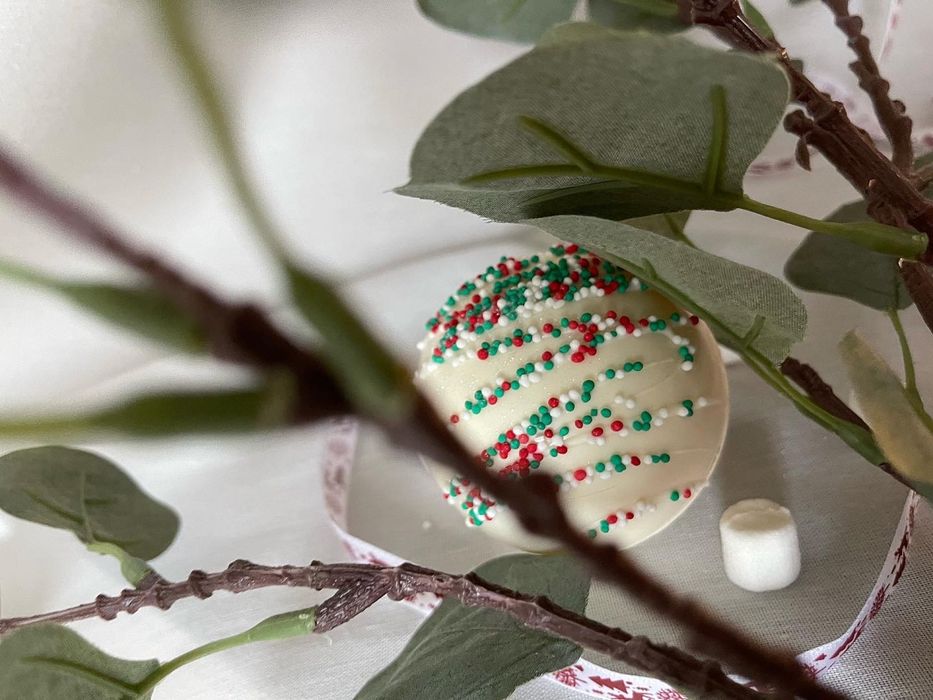 Cadou Craciun cana si bila de ciocolata calda