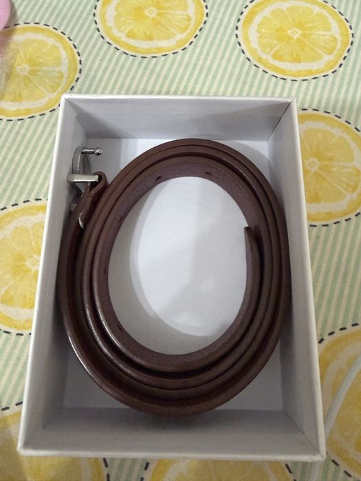 Curea Calvin Klein 85 cm piele naturala grena