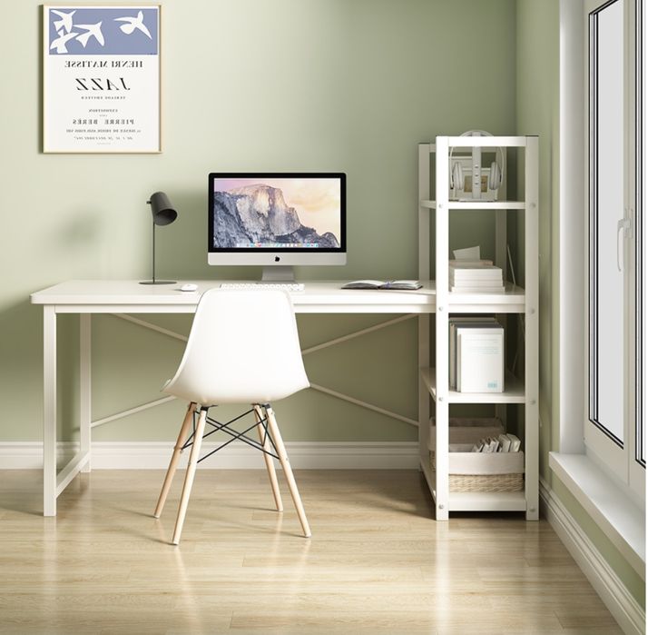 Компьютерный стол Structo White/Grey 140x60см