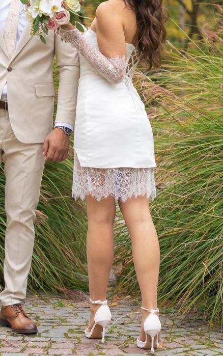 Rochie cununie dantelă