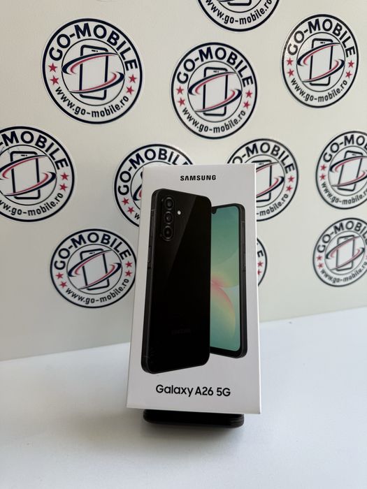 Samsung Galaxy A26 5G - 6GB/128GB - Nou - Desigilat - Negru - Garantie