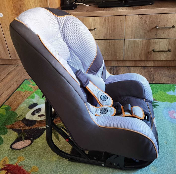 Детско столче за кола Brevi - Grand Prix, сиво с оранжево, до 18 kg