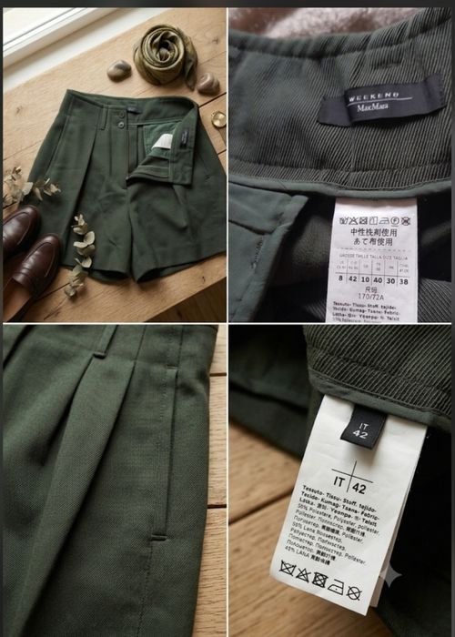 Шерстяные шорты Weekend Max Mara, оригинал, р. 42 (IT)