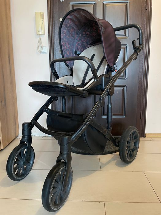 Детска количка 2 в 1 Anex M/ Type PRO, Safa Sahin, бежово/черно