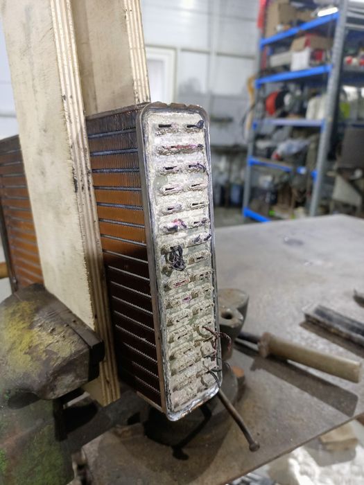 Промывка и чистка радиатора