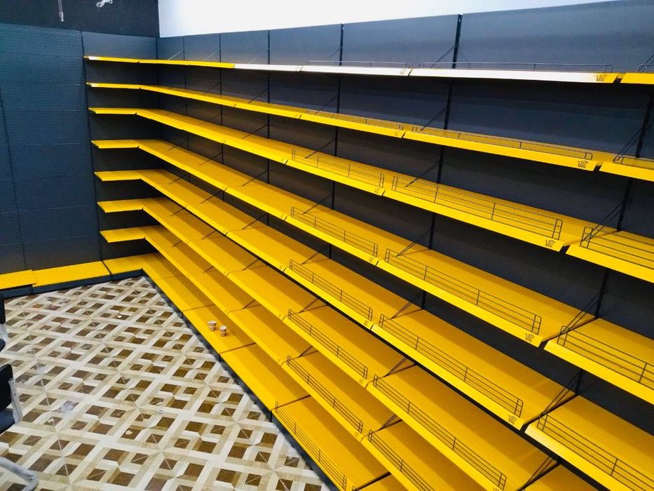 Омбор ва докон ускуналар , Темир стеллажи , савдо стелаж