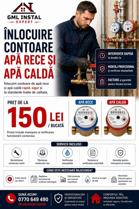Instalator sanitar București