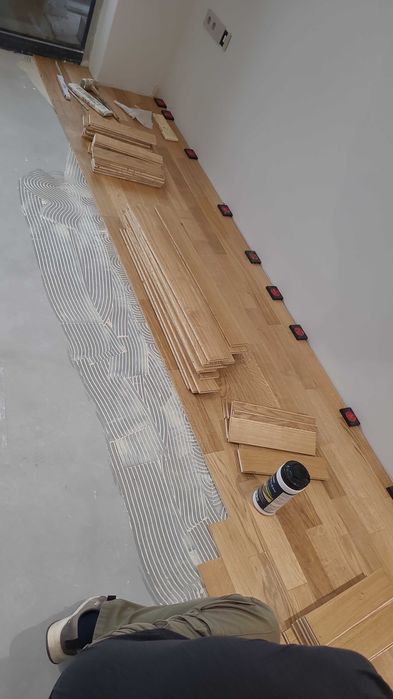 Монтаж на паркет