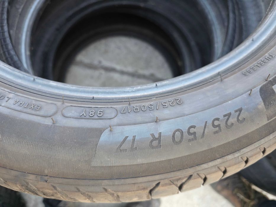 2бр Летни гуми 225 50 17 - Michelin - DOT 2022