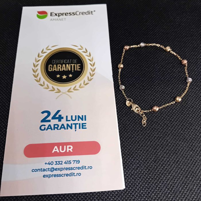 Bratara aur 14k 2.26gr (Ag 4 Dacia b50533) Garantie 2 ani
