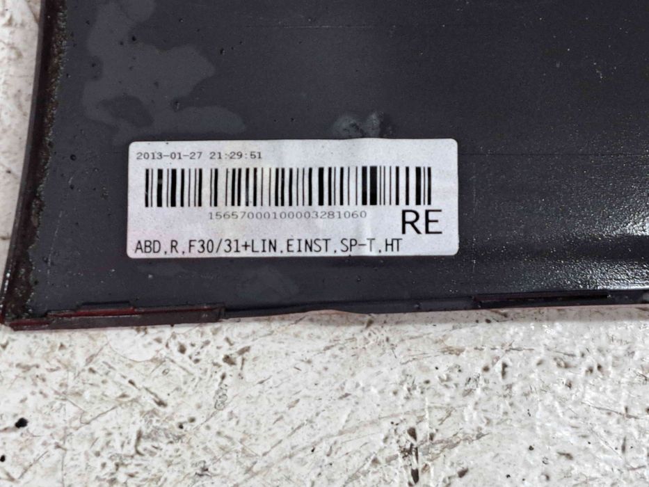 Prag lateral dreapta Bmw 3 (F30) [Fabr 2012-2017]