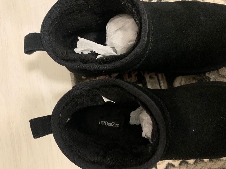 Cizme blană de piele de oaie adevărată