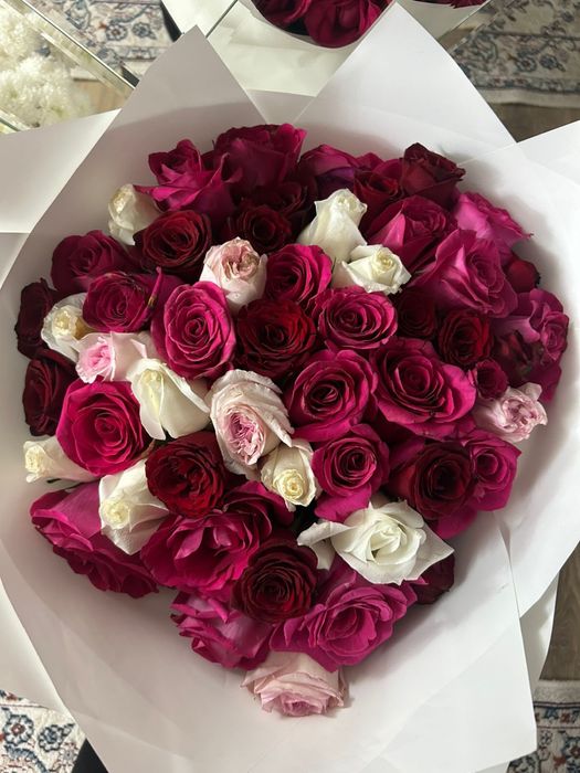 Букет роз свежие