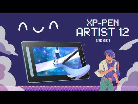 XP-Pen Artist 12 (2nd Gen) + X3 Графичен таблет с дисплей