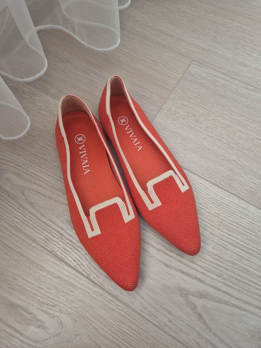 Нови дамски обувки VIVAIA, размер 36, корал